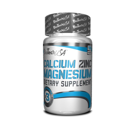Calcium Zinc Magnesium (100 Tabletas)