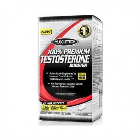 100% Premium Testosterone Booster (120 Capsulas)