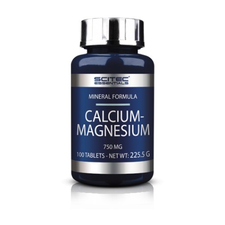 Calcium-Magnesium -100 tabletas- de Scitec Essentials