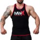MNX BLACK&RED RIBBED TANK TOP (Mnx Sportswear)