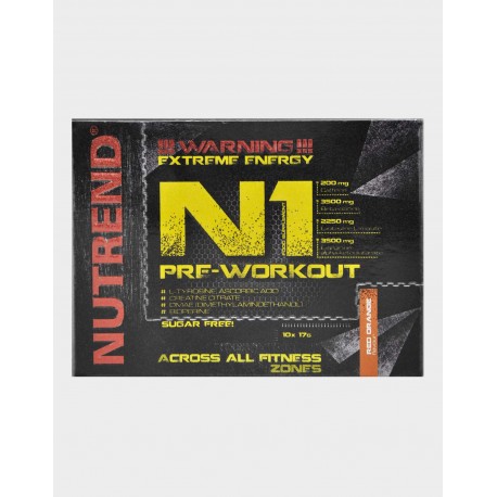 N1 Pre Workout (10x17 gramos) de Nutrend
