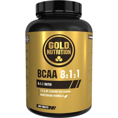 BCAA 8:1:1 - (200 tabs) de Gold Nutrition