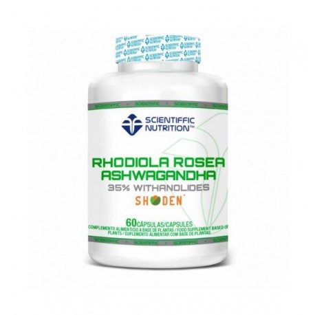 Rhodiola Rosea + Ashwagandha (60 capsulas) de Scientiffic Nutrition
