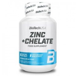 Zinc+Chelate (60 tabletas) BioTech USA