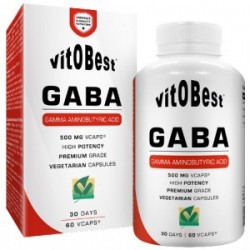 GABA Ácido Gamma-Aminobutírico (60 Caps) - VitOBest