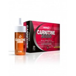 CARNITINE 3000(20 viales X 10 ml)Hero Tech Nutrition