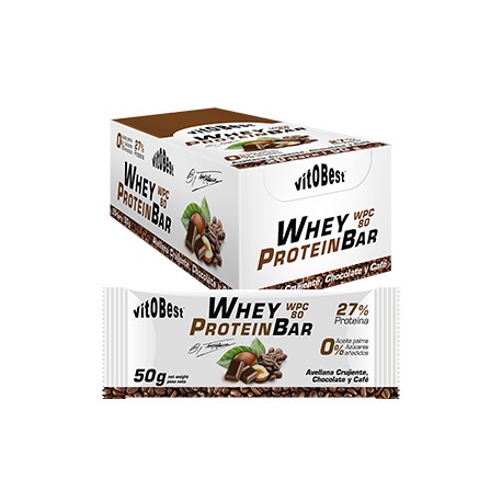 Whey Protein Bar (20 barrita x 50gr) VIT.O.BEST