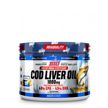 Cod Liver Oil (120 caps) BIG NUTRITION