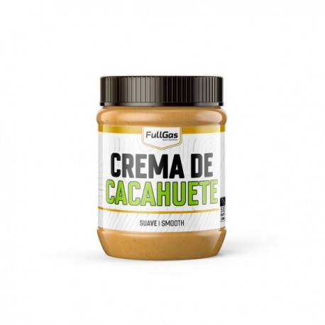 Crema De Cacahuete Suave (500 gr) FULLGAS SPORT NUTRITION