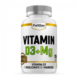 Vitamina D3 + Mg Bisglicinato (120Capsulas) FULL GAS SPORT NUTRITION