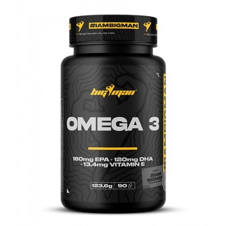 Fish Oil Omega 3 -90 cápsulas- de Big Man