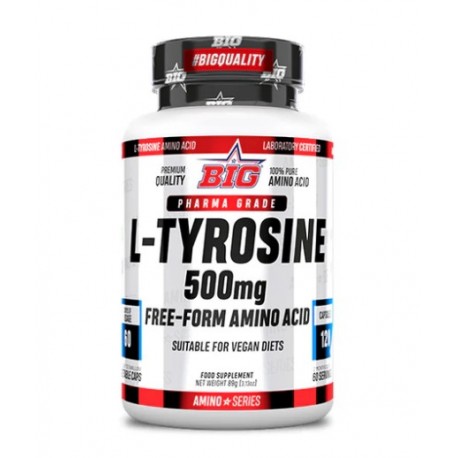 L-Tyrosine Pharma Grade (120 cápsulas) de BIG