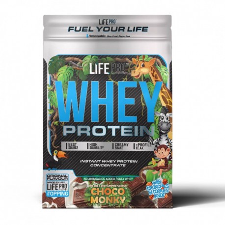 Whey Choco Monky Bag Edition (1 kg) LIFE PRO NUTRITION
