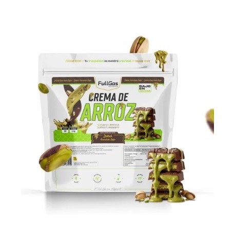 Crema de Arroz Dubai Chocolate (1 kg) FULLGAS SPORT NUTRITION