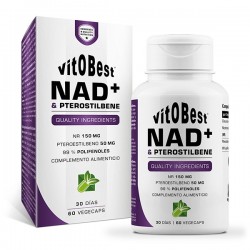 NAD+ & Pterostilbene (60 VeganCaps) VITOBEST