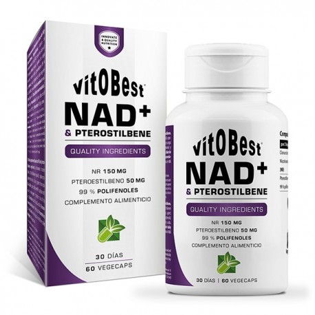 NAD+ & Pterostilbene (60 VeganCaps) VITOBEST