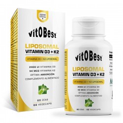 Liposomal Vitamin D3+K2 (60 VeganCaps) VITOBEST